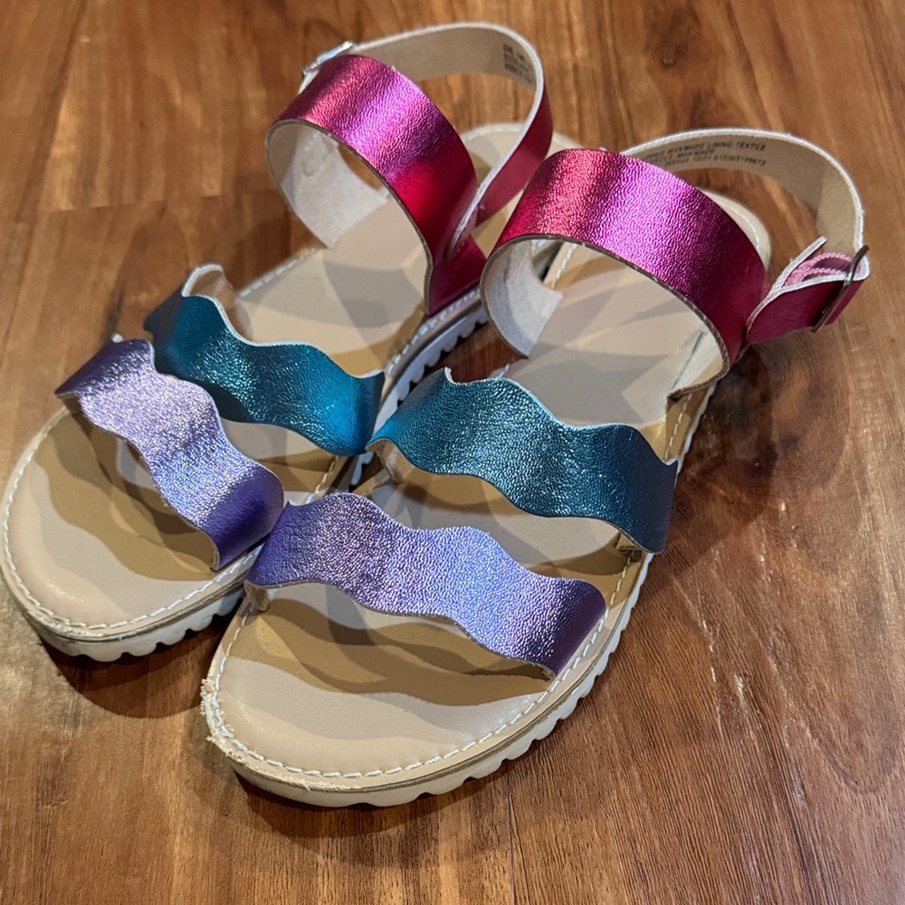 Sonoma Kids Sandals with Pink, Blue, and Purple Straps